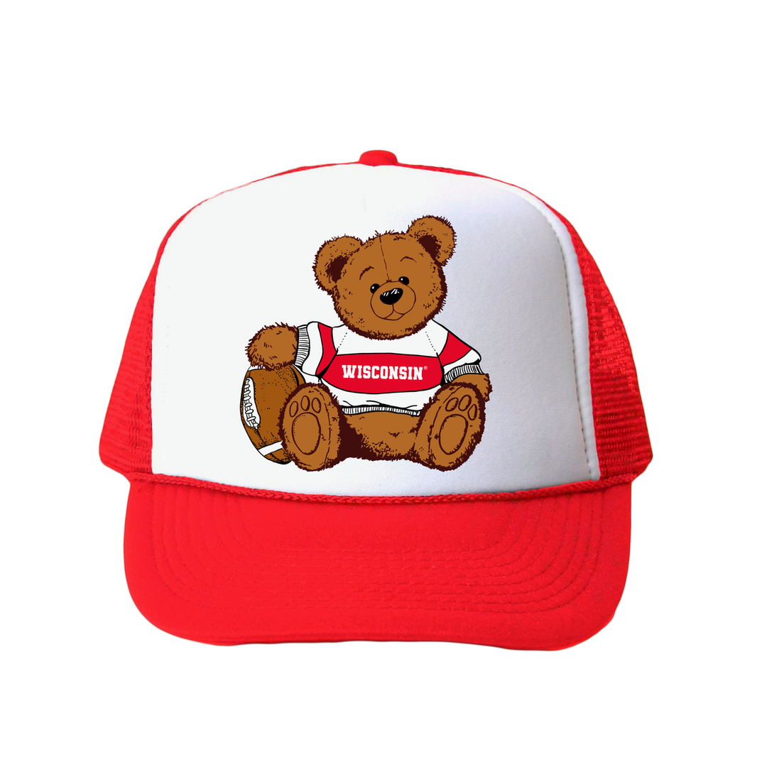 Wisconsin Design Team Teddy Truckers Football Hat