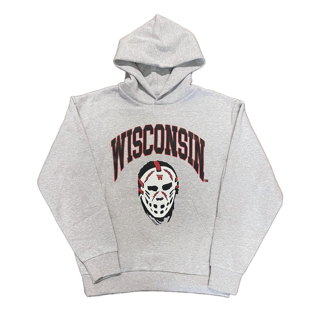 Wisconsin Design Team Badger Hockey Mask Hoodie