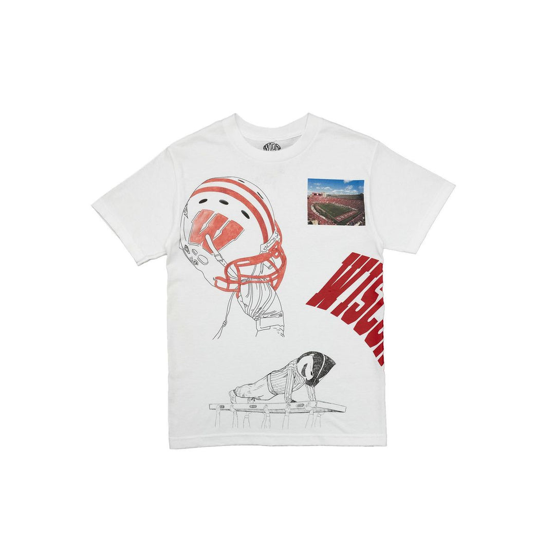 Wisconsin Design Team Badger Gameday Collage Tee