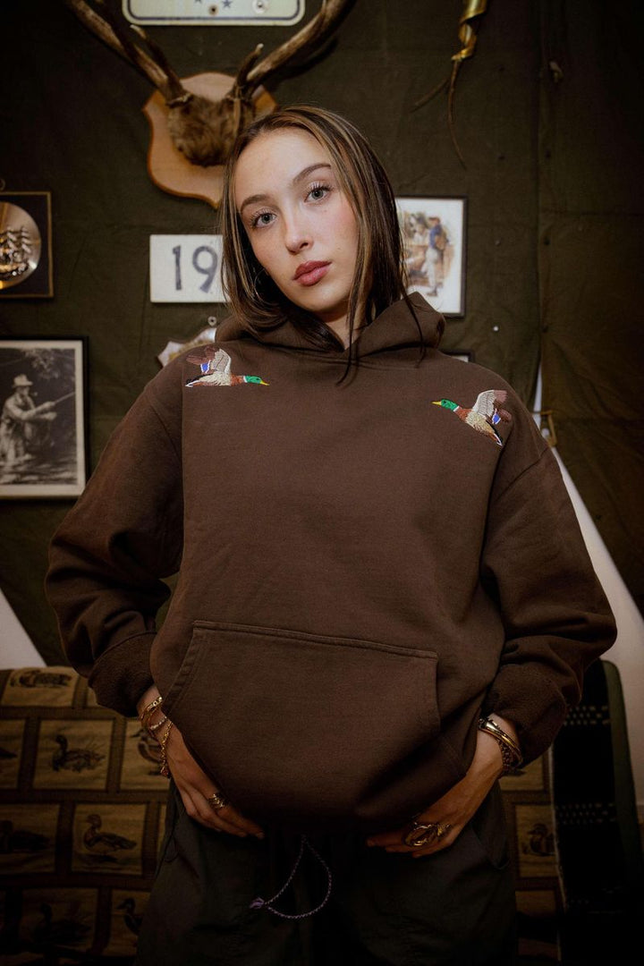 Wisconsin Design Team Badger Embroidered Duck Hoodie