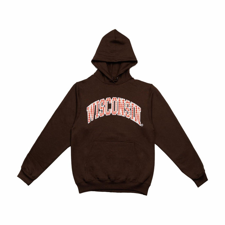 Wisconsin Design Team Badger Wisco Gingham Hoodie