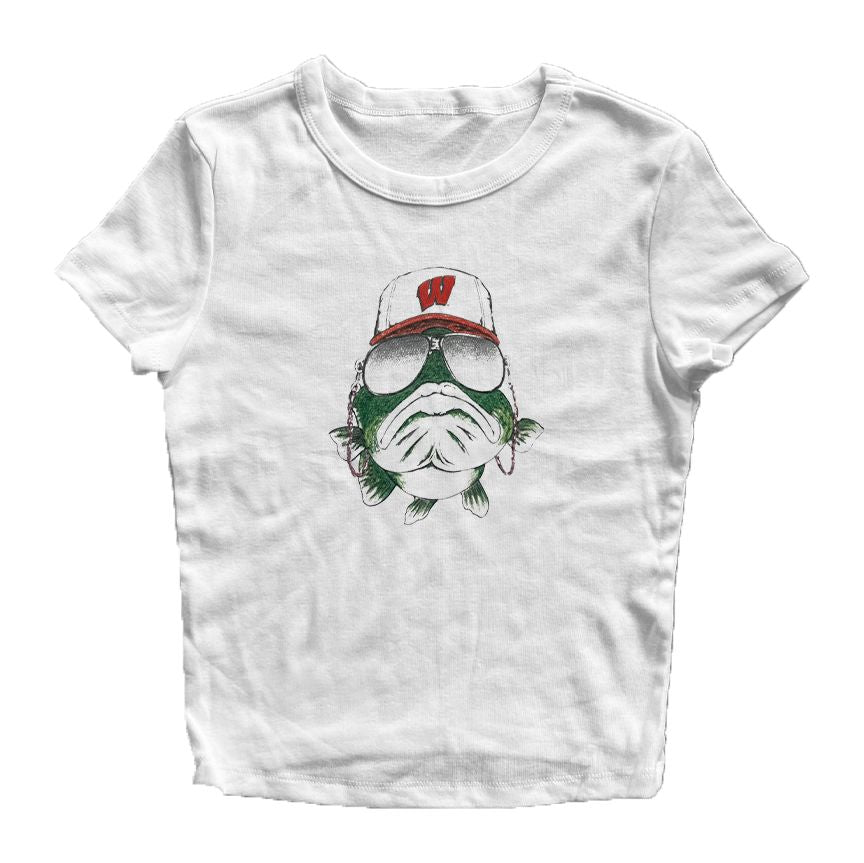 Wisconsin Design Team Badger Bass Head Baby Tee