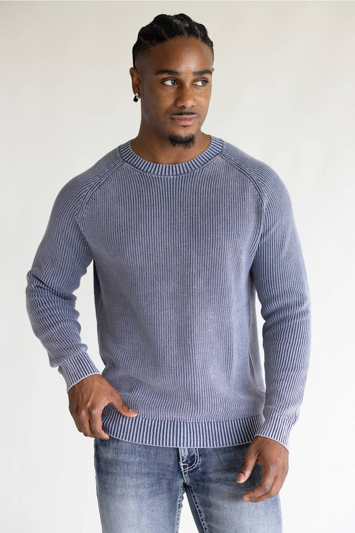 Flag & Anthem Alamose Acid Washed Crew Neck Sweater