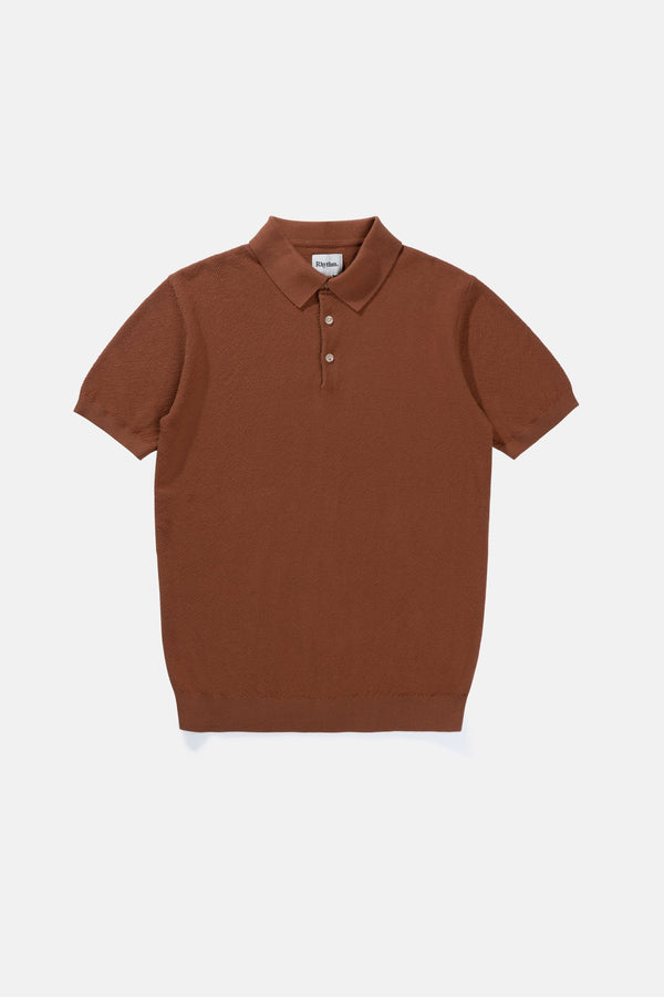 Rhythm Textured Knit SS Polo