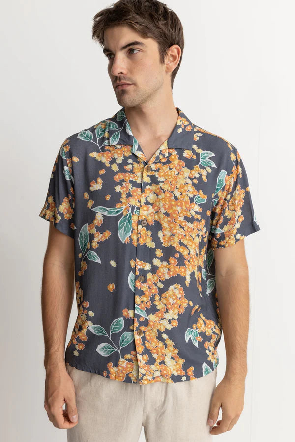 Rhythm Isle Floral Cuban SS Shirt