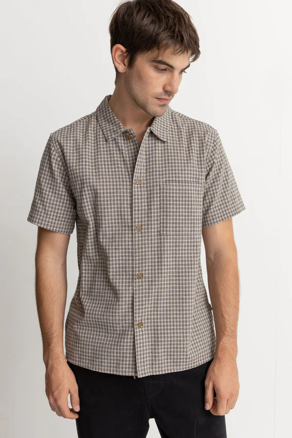 Rhythm Linen Check SS Shirt