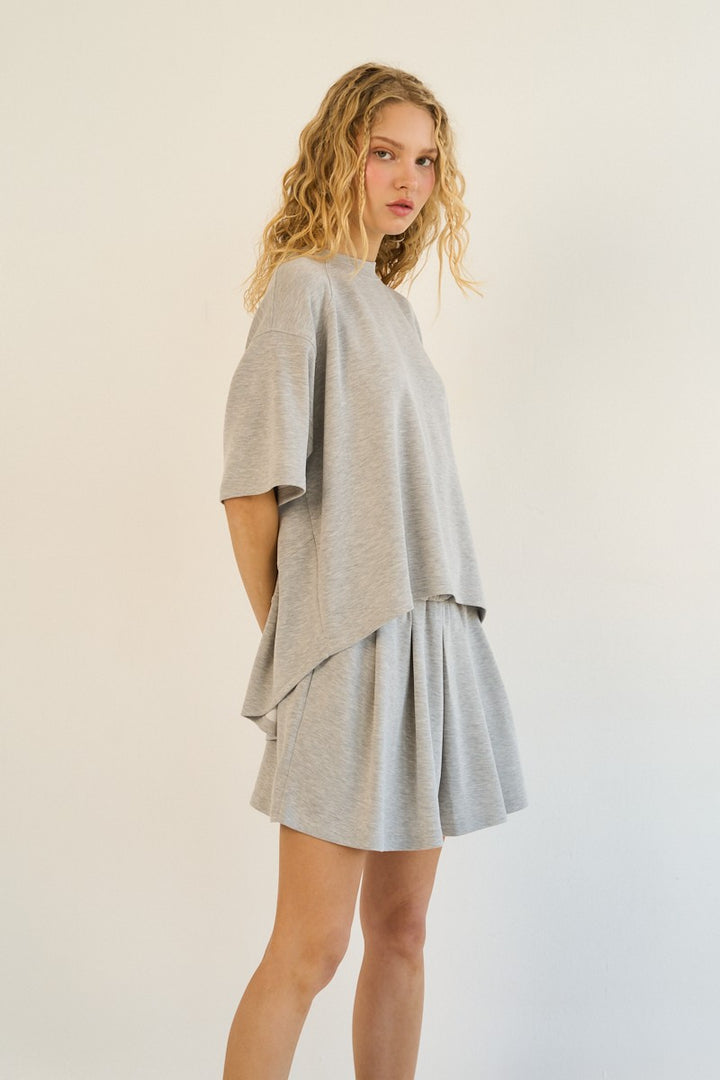 The Greii Soft Modal Pleated Back Tee
