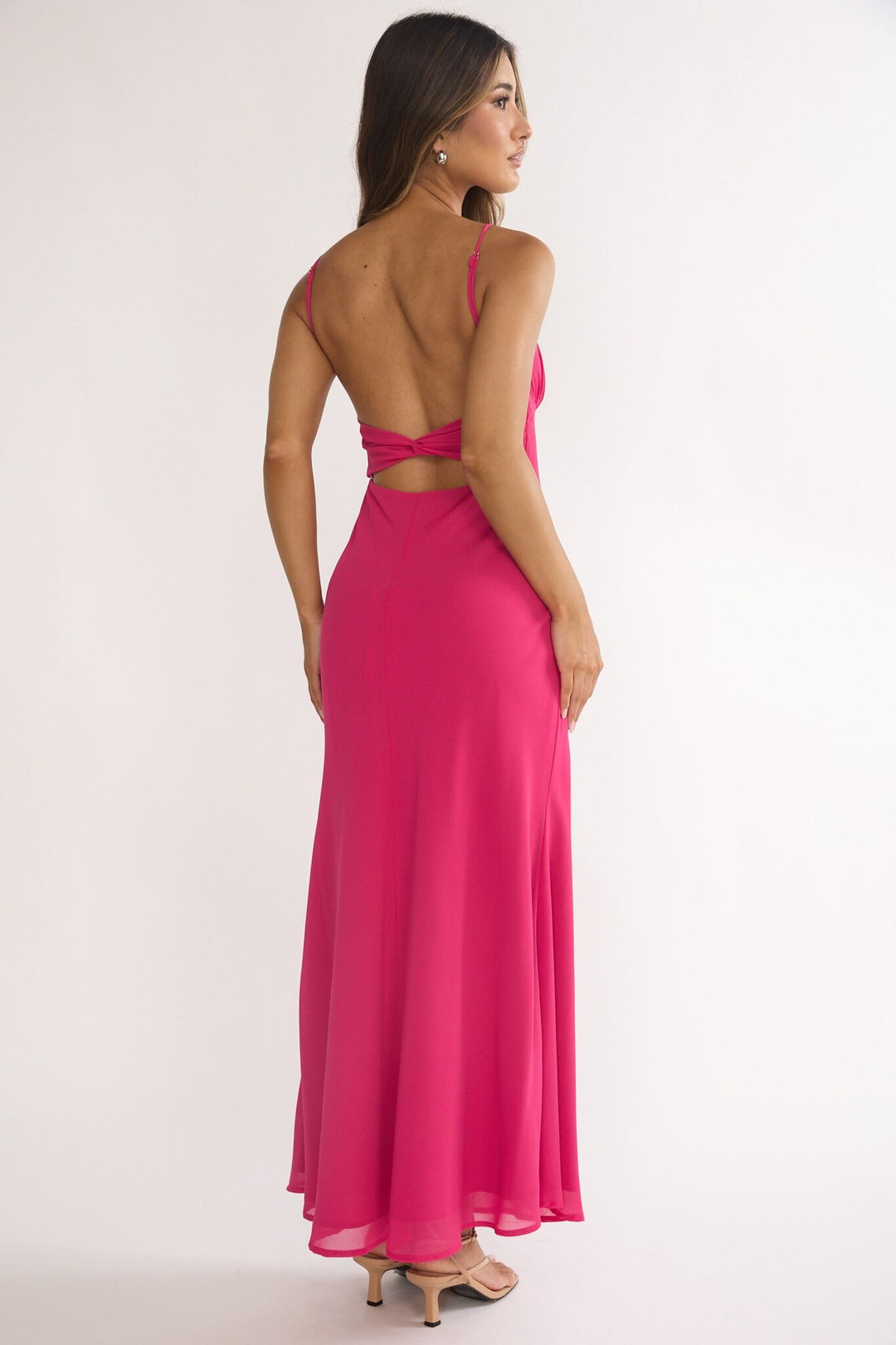One & Only Nerida Twist Back Maxi Dress