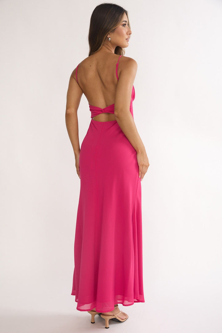 One & Only Nerida Twist Back Maxi Dress
