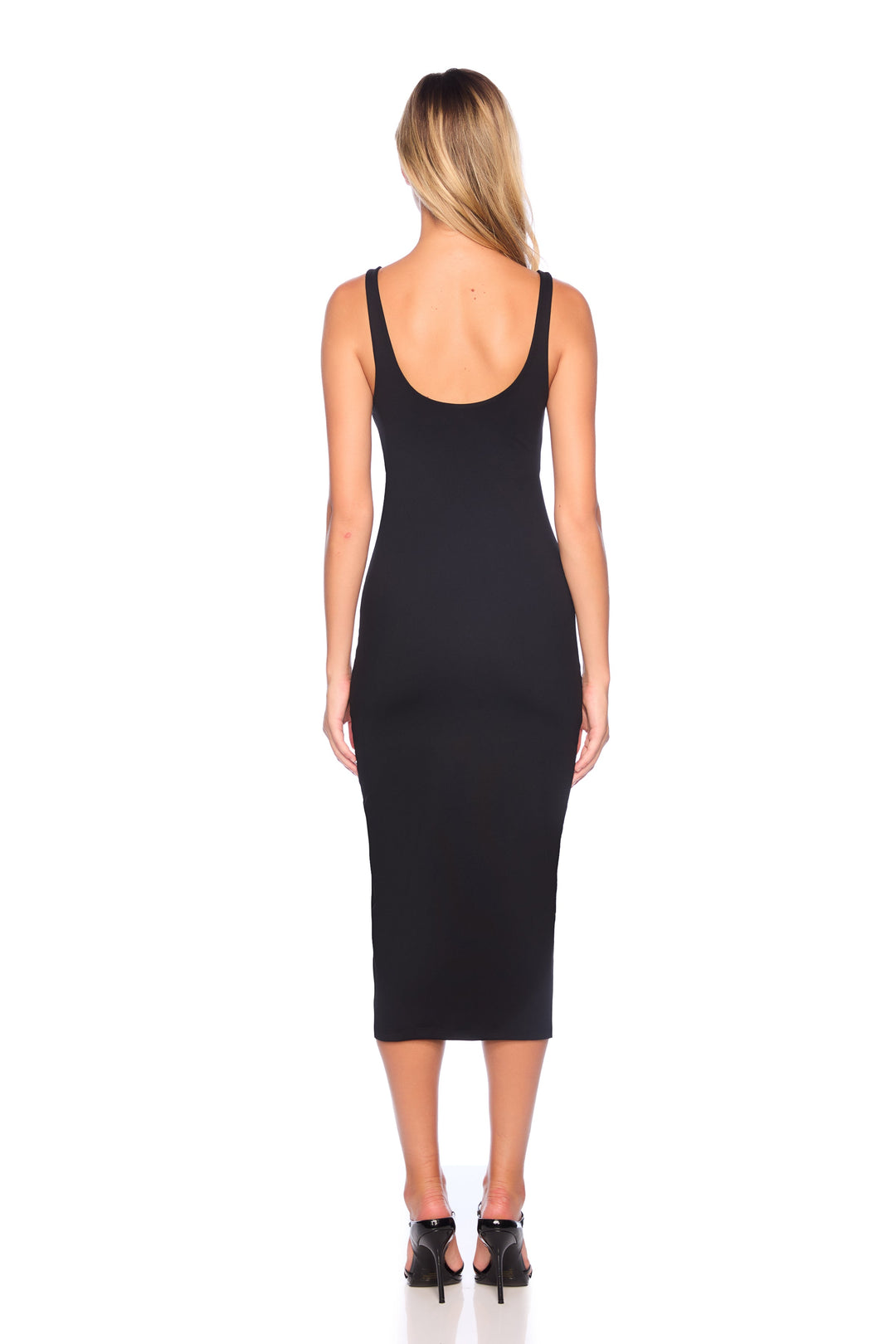 Susana Monaco Extreme Scoop Midi Dress