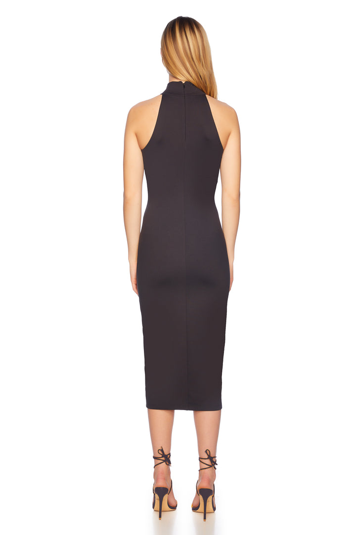 Susana Monaco Mock Neck Midi Dress