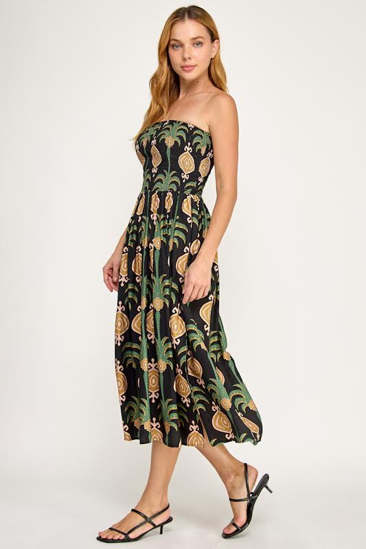 Millibon Palm Spring Vacation Tube Dress