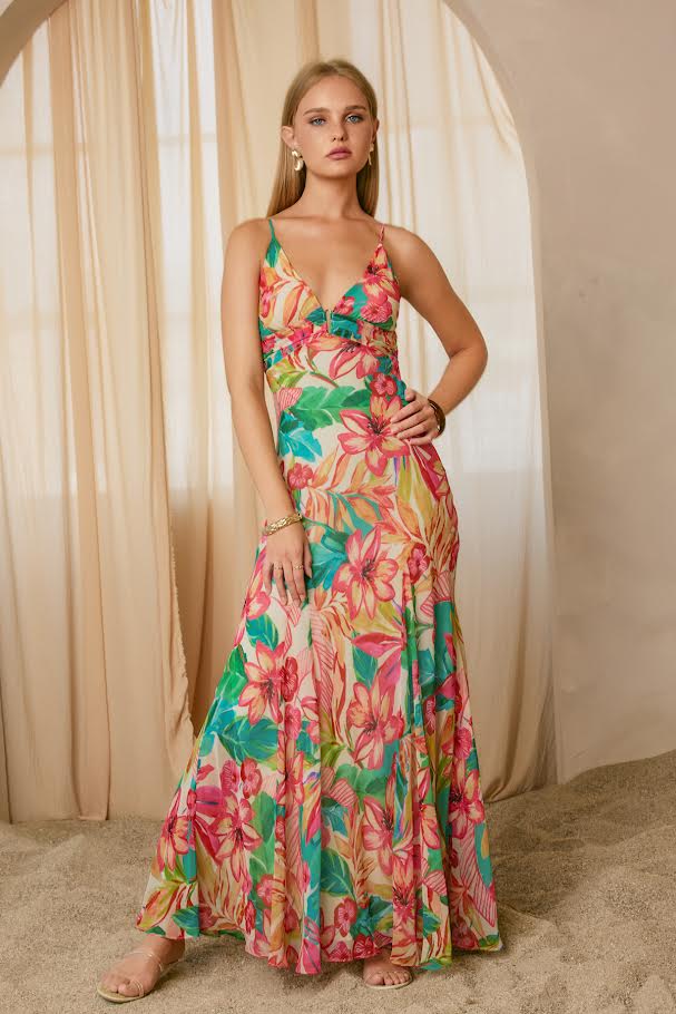 Dress Forum Sleeveless Smocked Maxi Dress