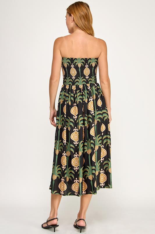 Millibon Palm Spring Vacation Tube Dress