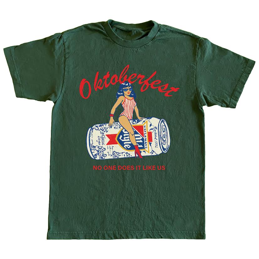 WDT x Dale's Oktoberfest Old Style Can Girl Shirt