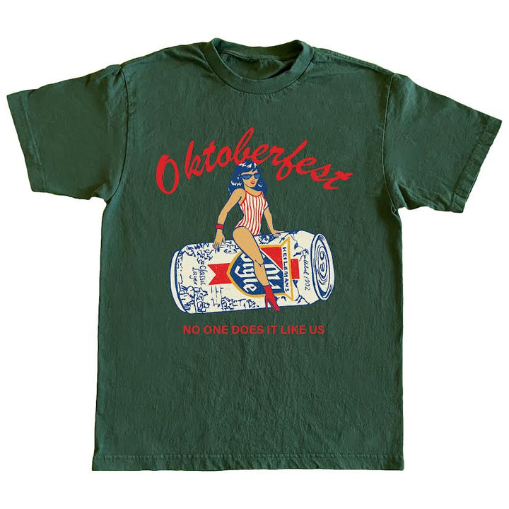 WDT x Dale's Oktoberfest Old Style Can Girl Shirt