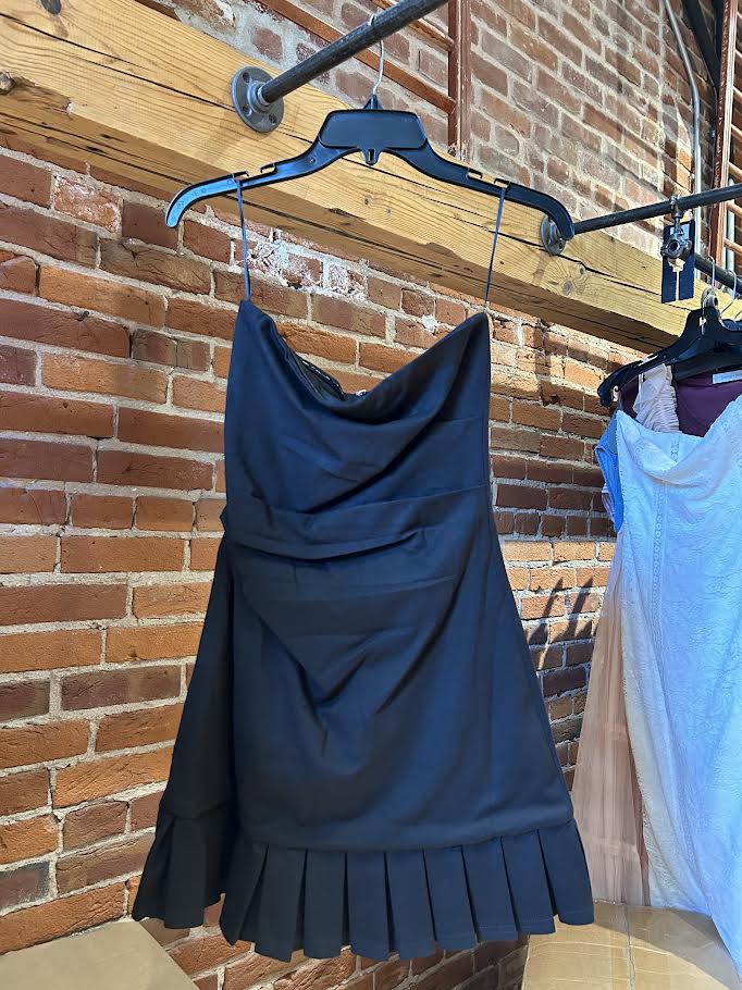 Mable Pleated Mini Tube Dress