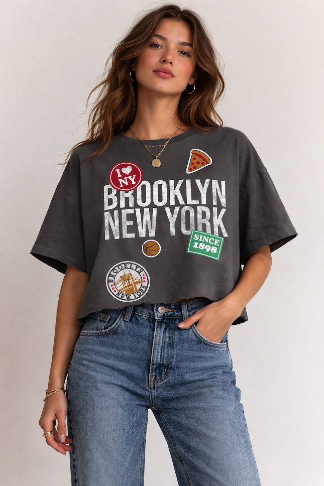 Prince Peter Brooklyn Stamps Boyfriend Crop