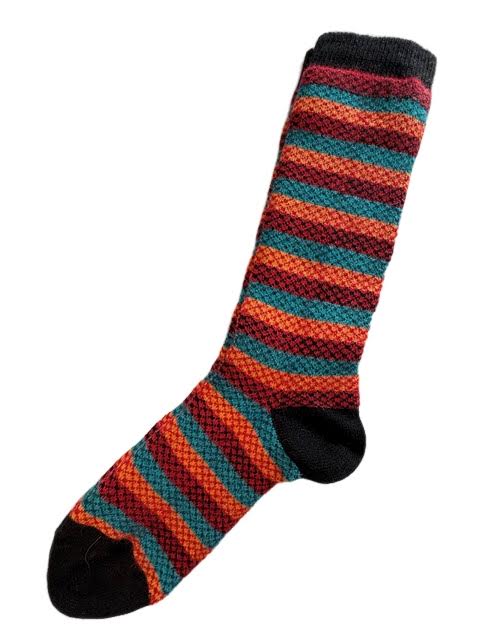 Tey-Art Diamond Stripe Alpaca Socks