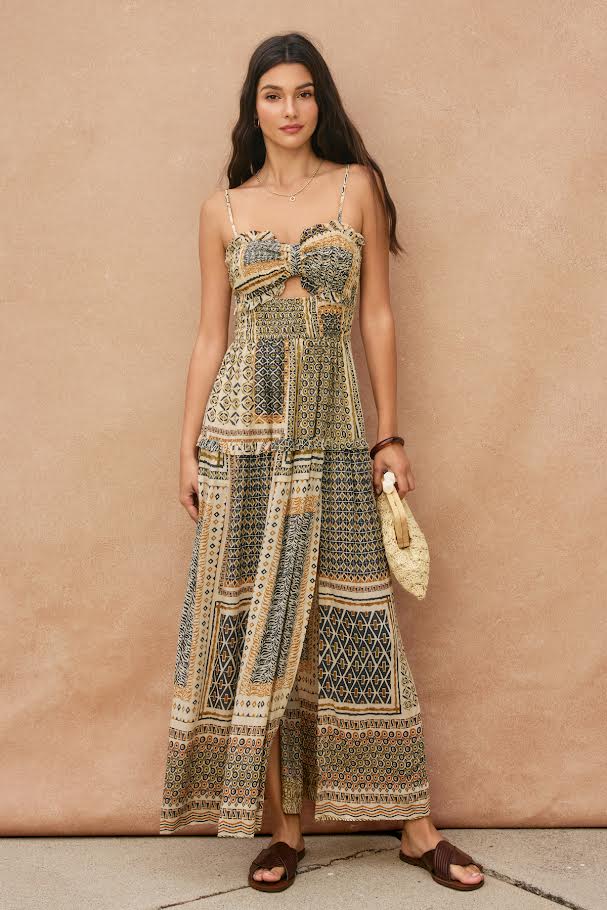 Dress Forum Maxi Woven Sleeveless Dress