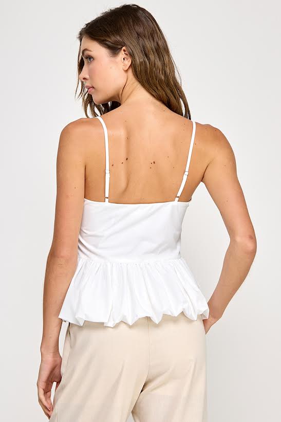 Rubienn Floral Detail Bubble Blouse