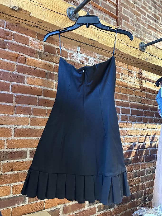 Mable Pleated Mini Tube Dress