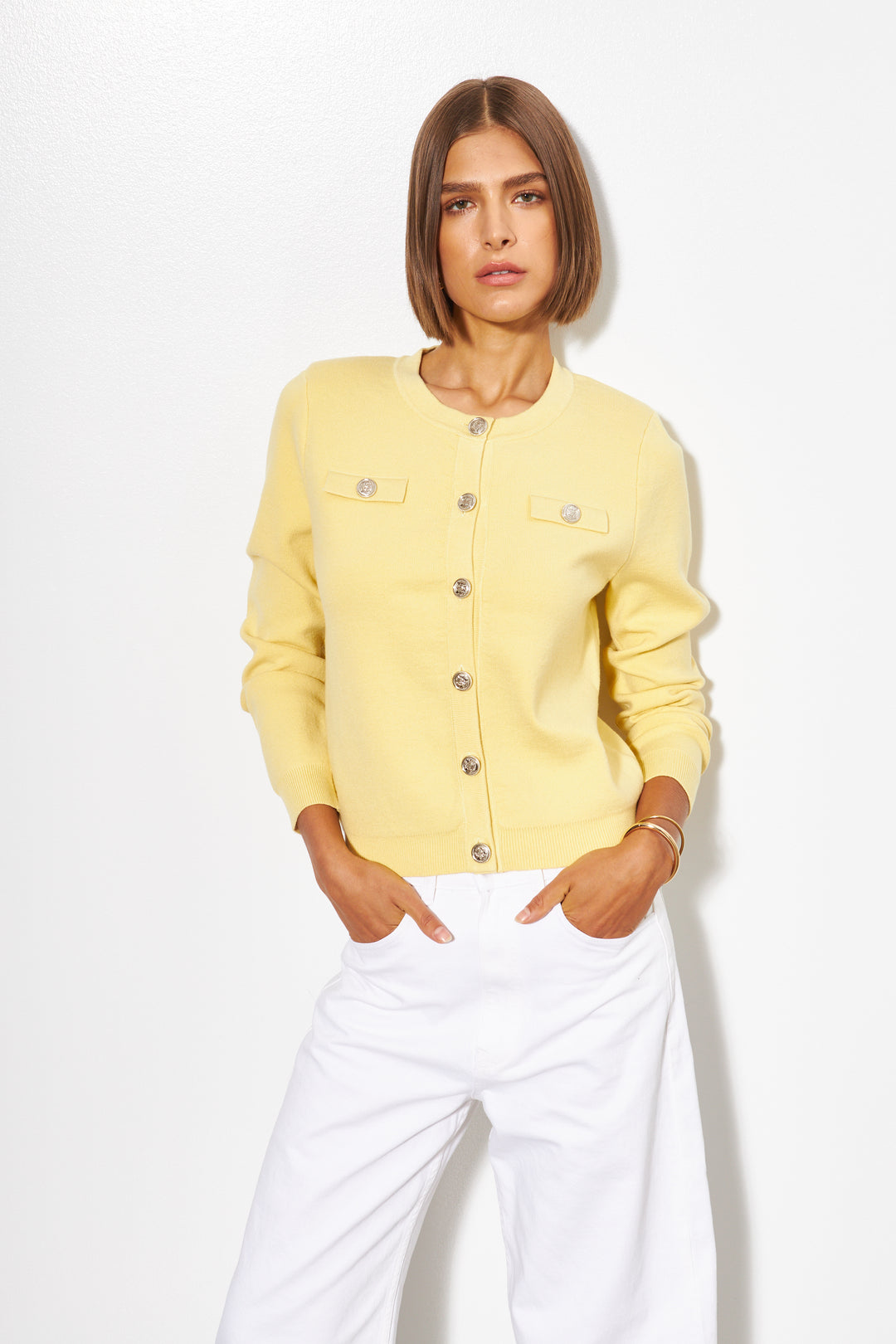 Line Rhea Button Front Sweater