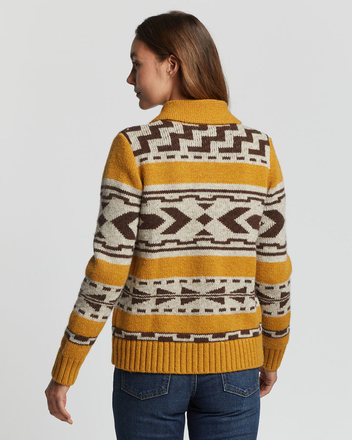 Pendleton Graphic Shetland Zip Sweater
