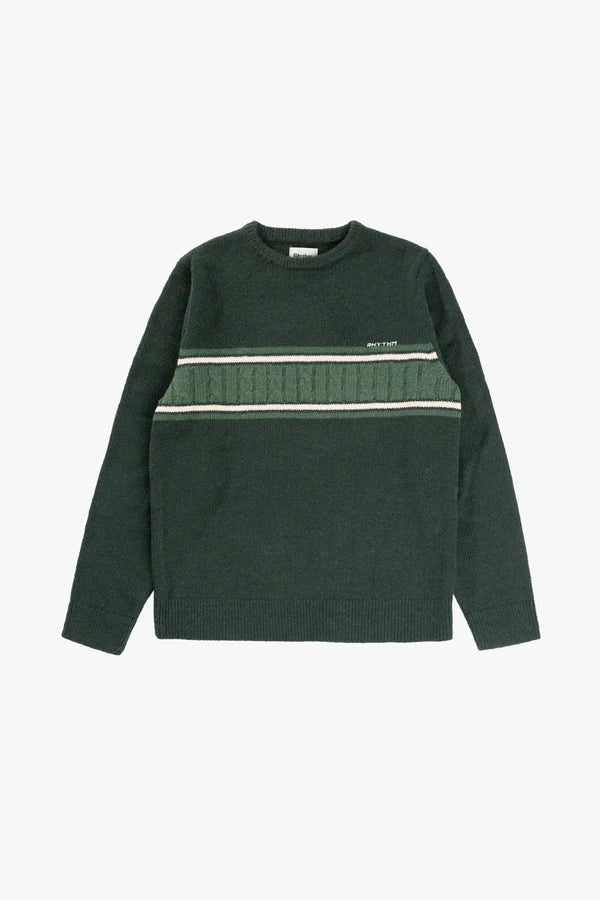 Rhythm Mohair Strip Knit Sweater
