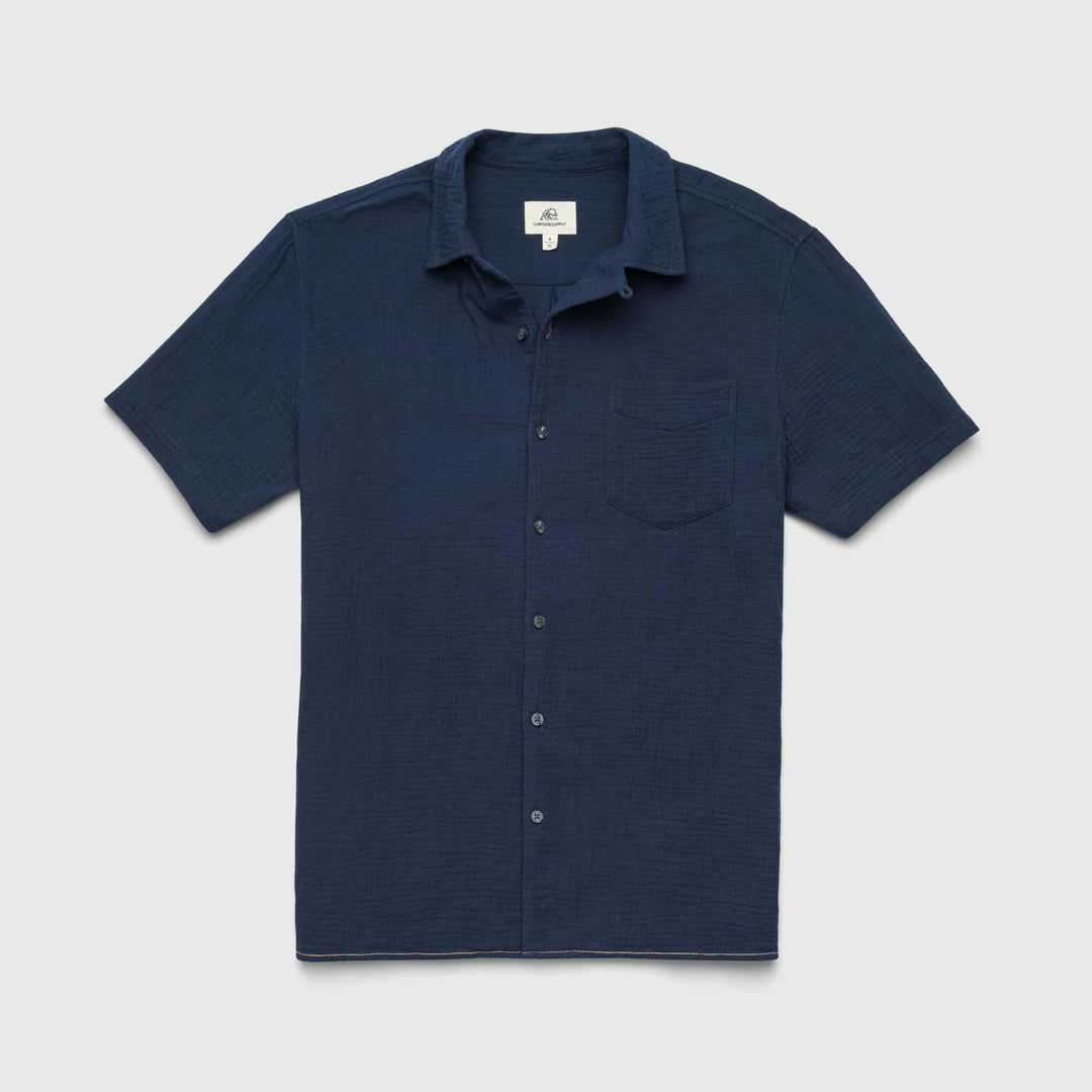 Surfside Mariner Short Sleeve Gauze 1-Pocket Shirt