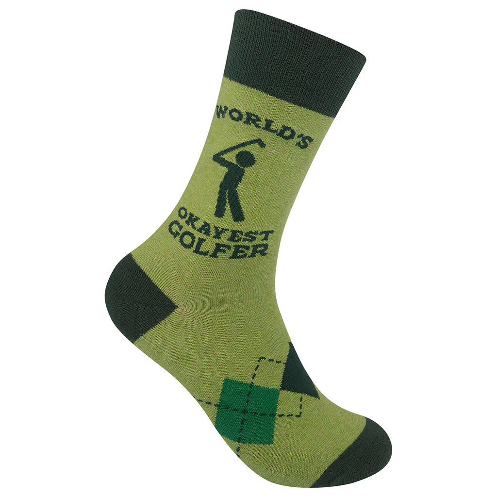 Funatic World's Okayest Golfer Socks