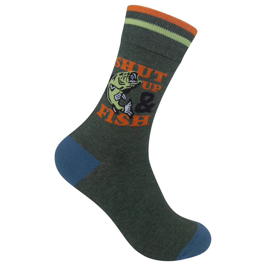 Funatic Shut Up & Fish Socks