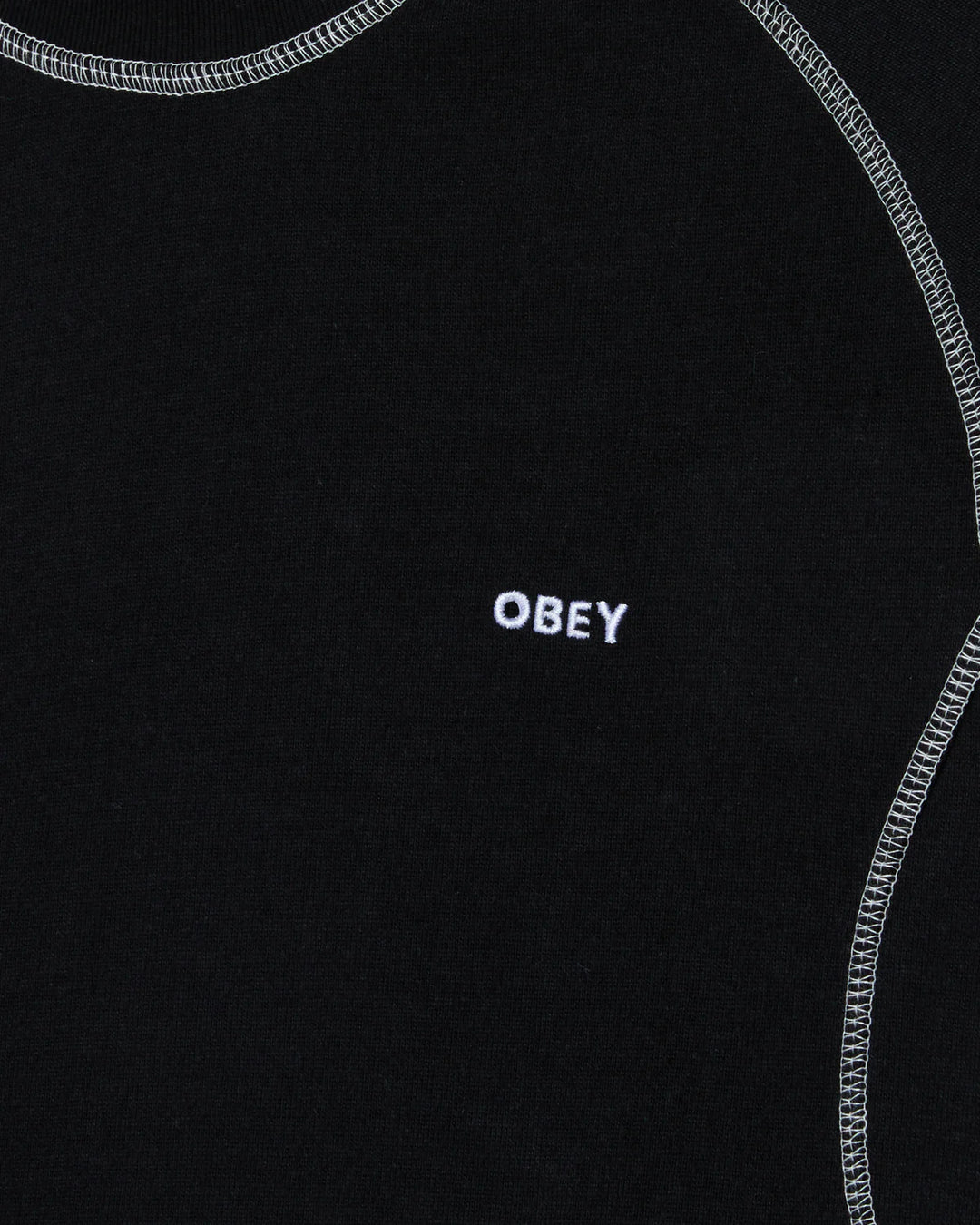 Obey Aaron Contrast Stitch Long Sleeve Tee