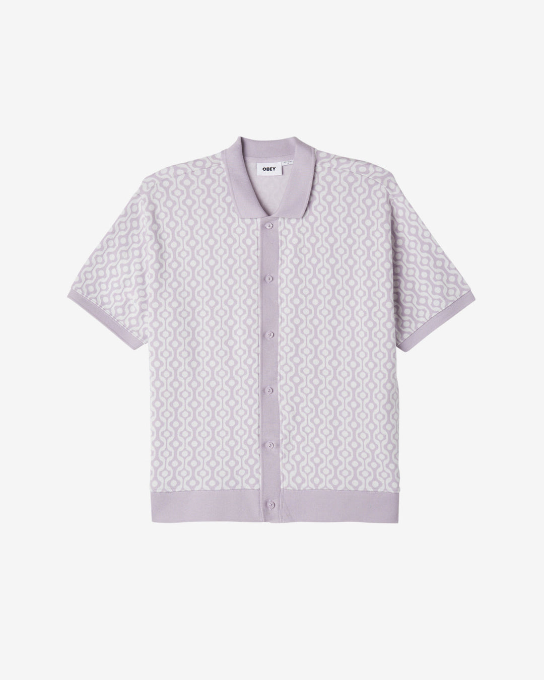 Obey Testament Button Front Polo SS