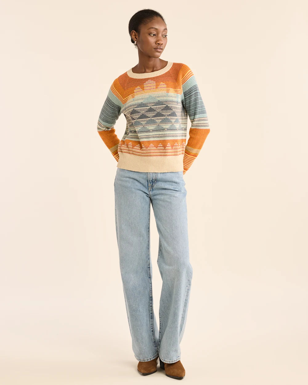 Pendleton Raglan Cotton Pullover