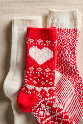 Free People Nordic Knit Sock Pack