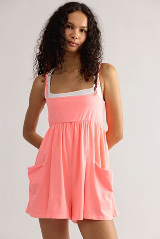 Free People Movement Hot Shot Strappy Romper