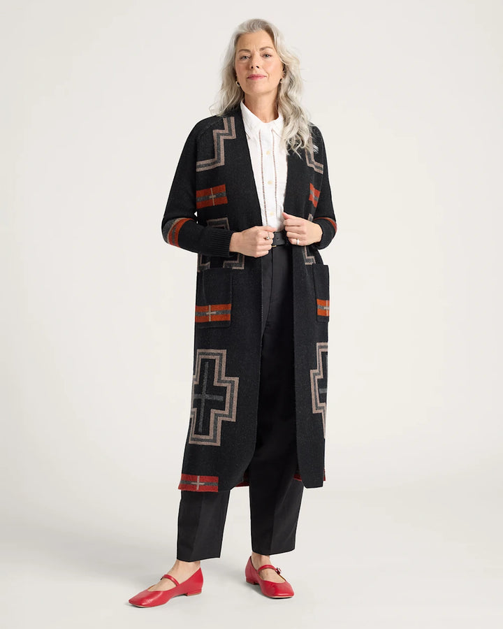 Pendleton Lambswool Duster Cardigan Sweater