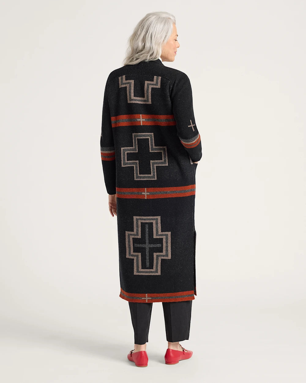 Pendleton Lambswool Duster Cardigan Sweater