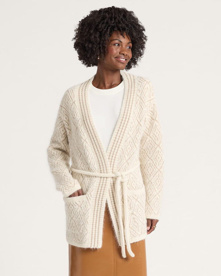 Pendleton Textured Alpaca Cardigan