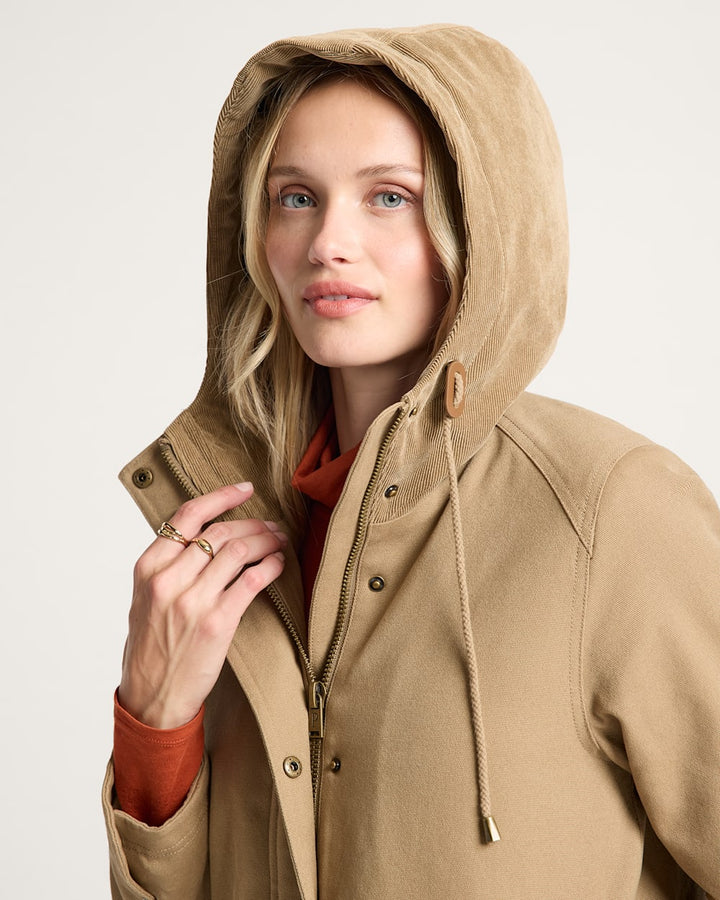 Pendleton Cedar Creek Canvas Cord Trim Parka