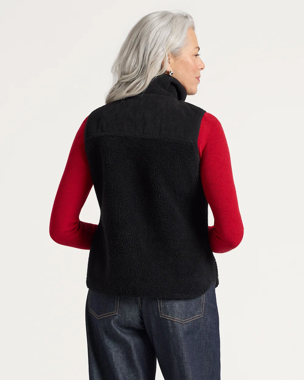 Pendleton Laurel Zip Front Berber Vest