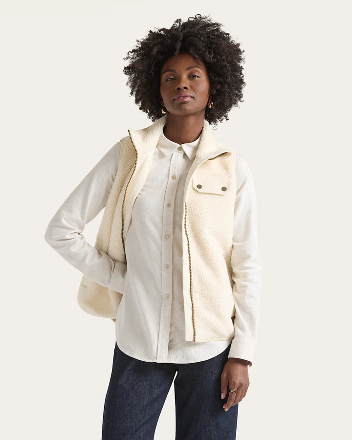 Pendleton Laurel Zip Front Berber Vest