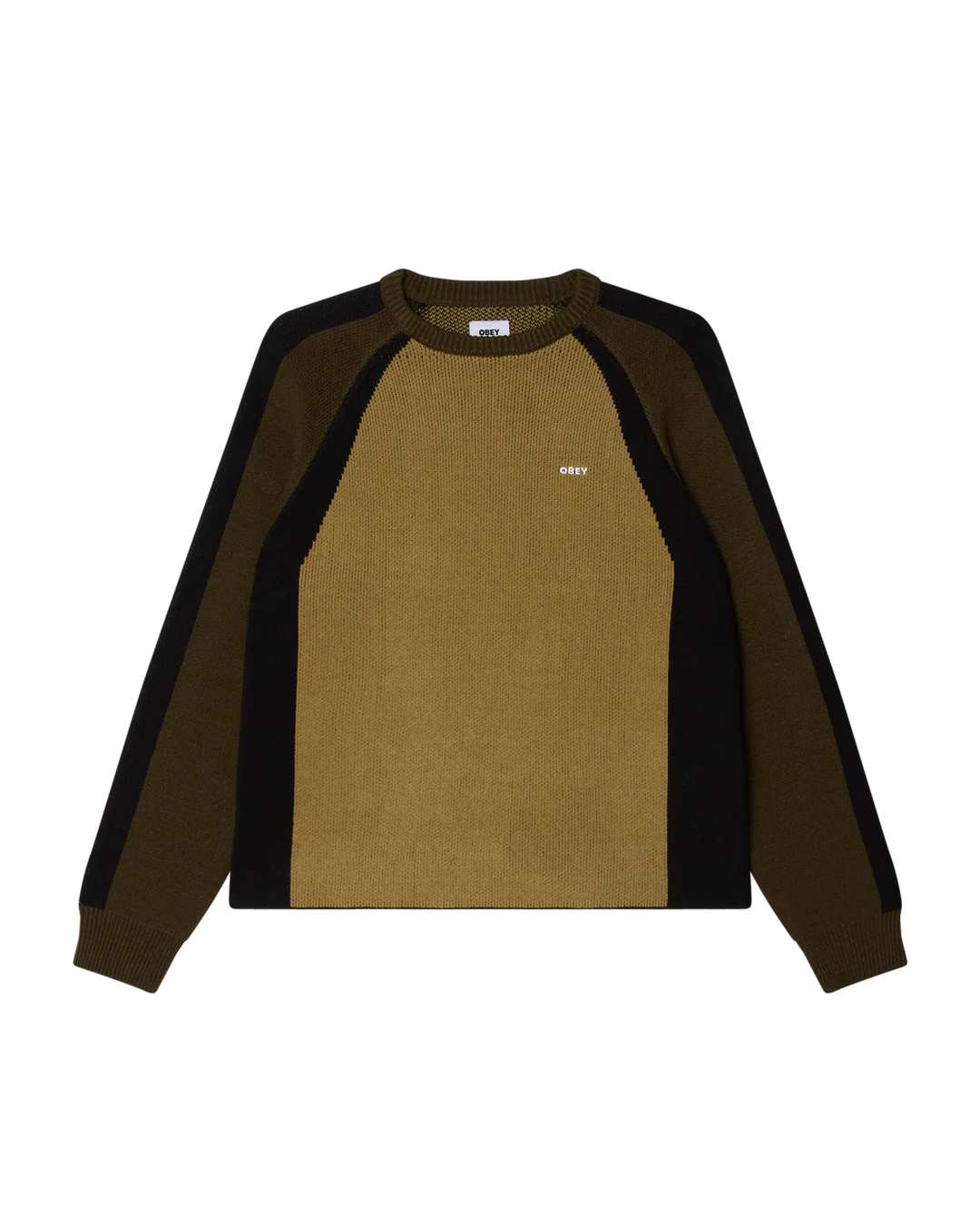 Obey Raglan Crew Neck Sweater