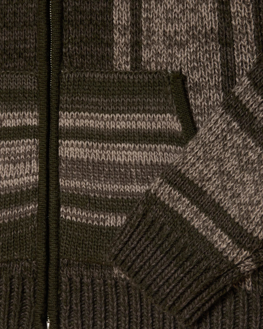 Obey Zip Up Baja Sweater