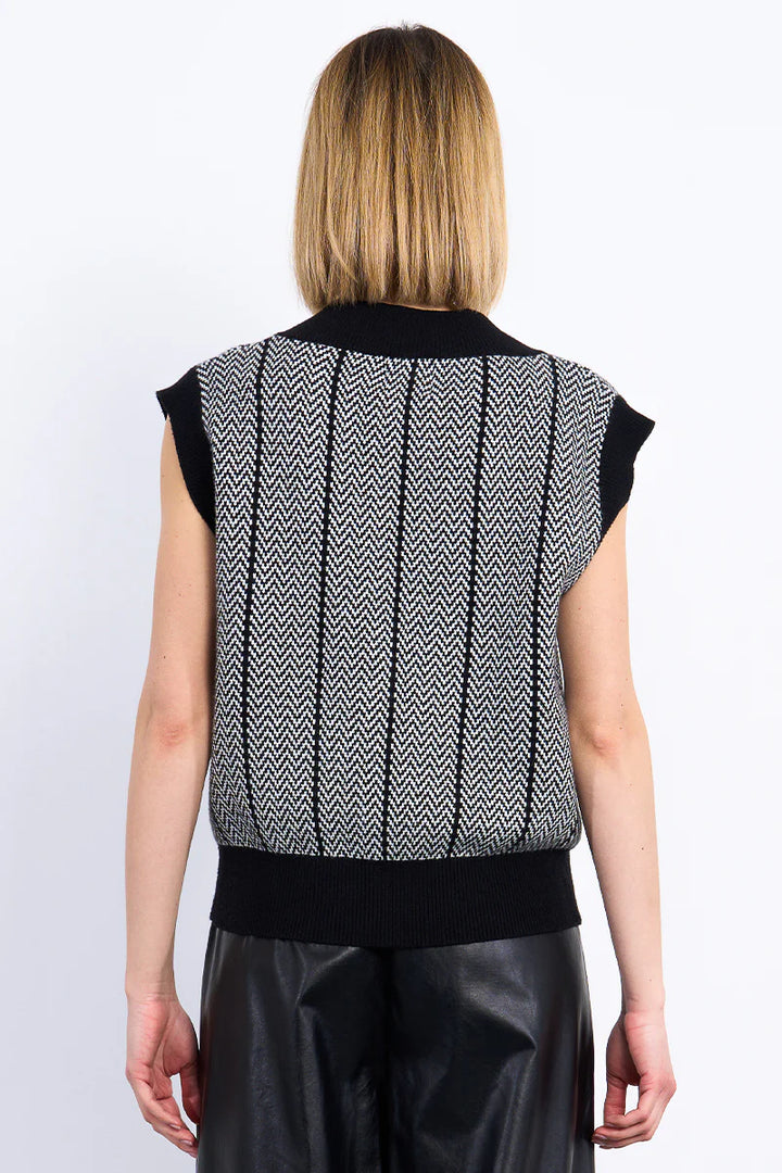 Molly Bracken Knitted Sleeveless Sweater