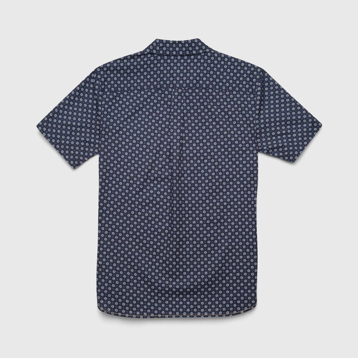 Surfside Joey Short Sleeve Crosshatch Printed 1-Pocket Shirt