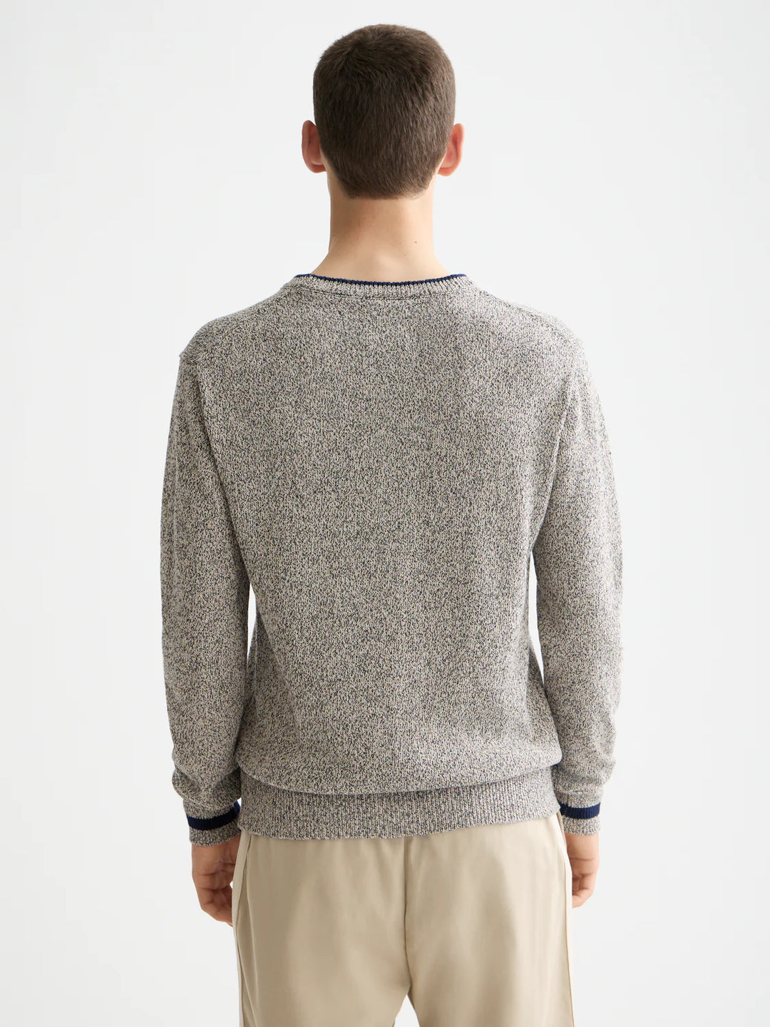 Scotch & Soda Melange Regular Fit Crewneck