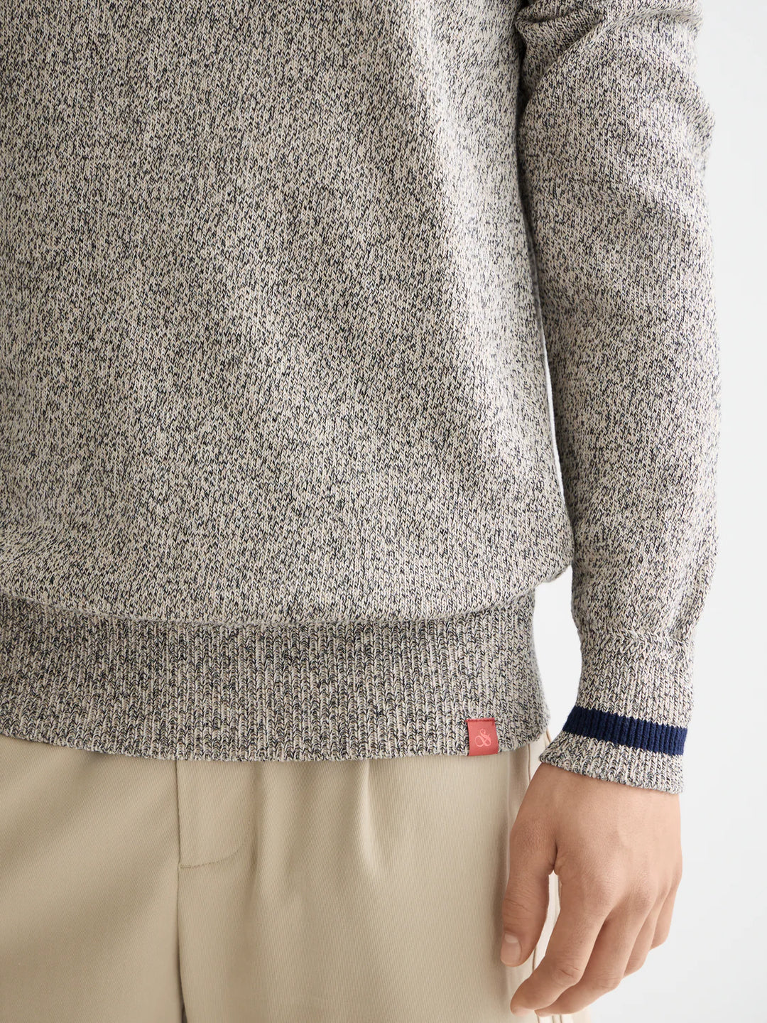 Scotch & Soda Melange Regular Fit Crewneck