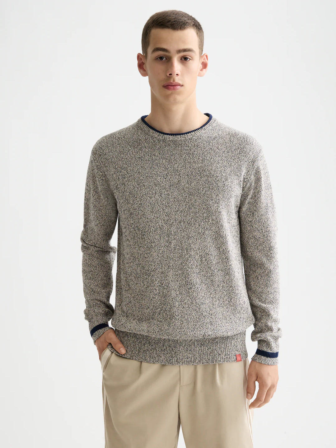 Scotch & Soda Melange Regular Fit Crewneck
